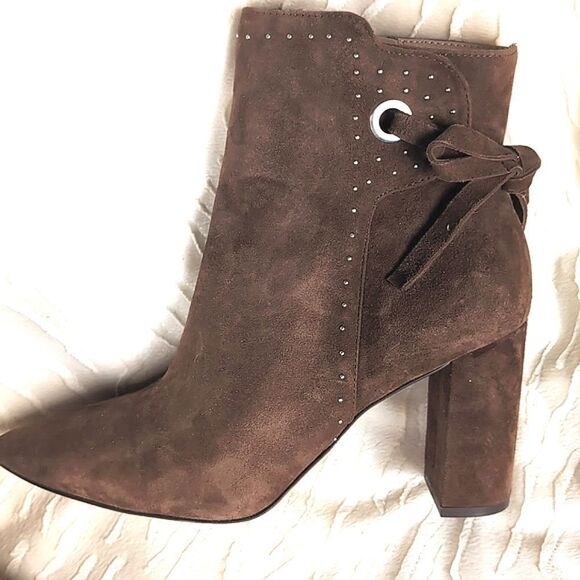 Chelsea & Violet Shoes - Chelsea And Violet Miley Boots Size 8.5 Chocolate Suede🤎